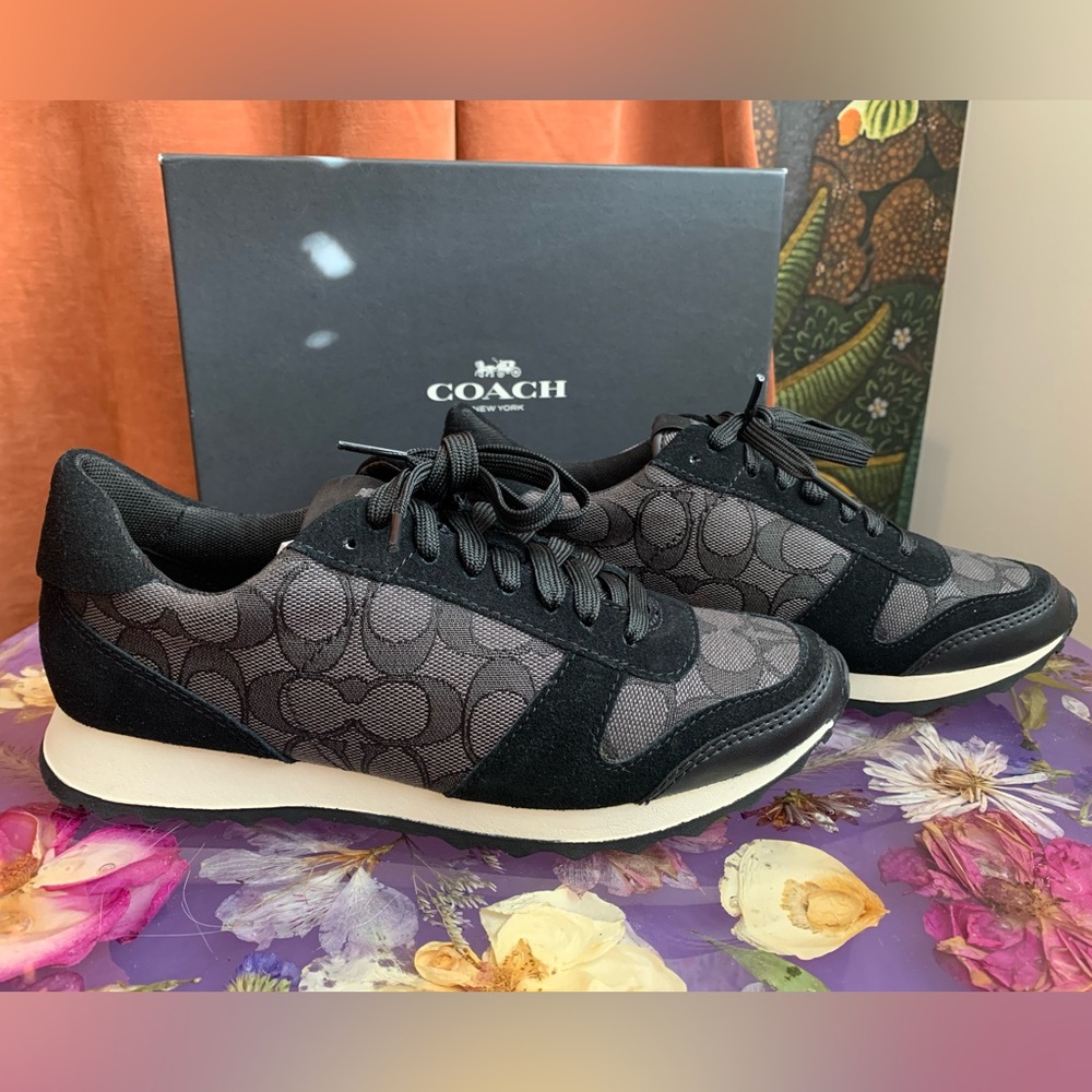 COACH Mason Jacquard sneakers size 7 brand new